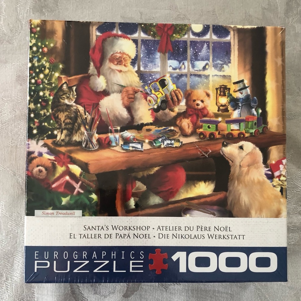 Eurographics Puzzle 1000 Pieces Santa’s Workshop